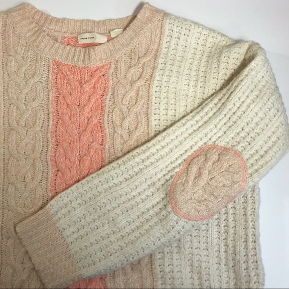 Anthropologie Sweaters - Anthro Sleeping on Snow Soft Cable Knit Sweater B1